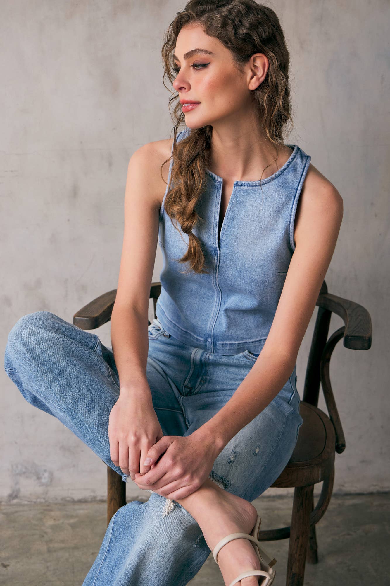 DISTRESSED DAD JEANS by Hidden Jeans