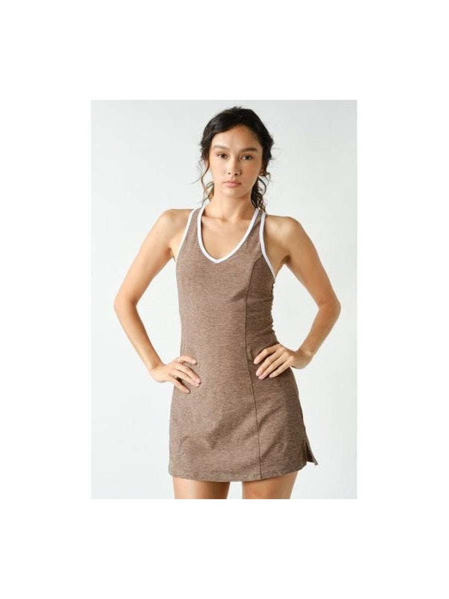Courtside 2-tone Cross Back Active Dress by Mono B