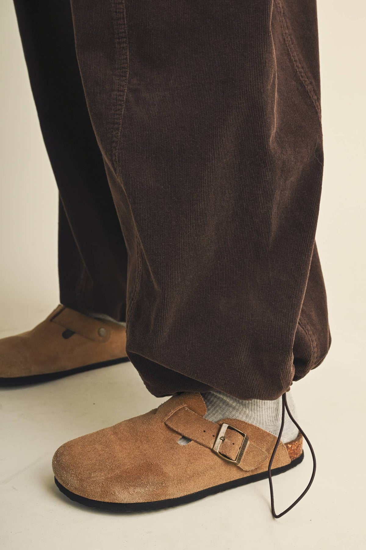 Corduroy Voluminous Cargo Trousers