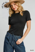 Umgee Pulseknit Second-Skin Crew Neck Tee