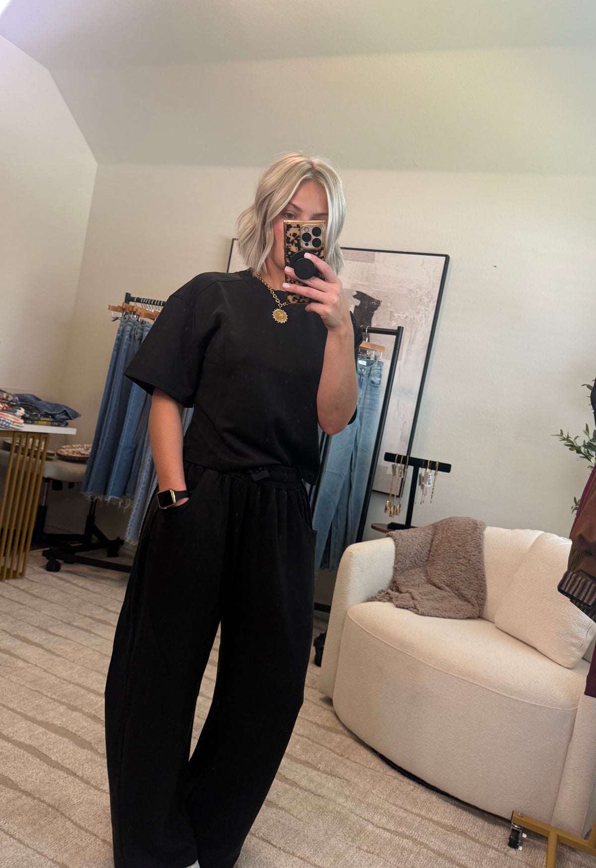 Cloud Knit Short Sleeve Boxy Crew Neck Top - 2 Colors