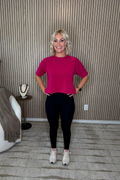 Laguna Soft Drape Raglan Tee - Full Size Run