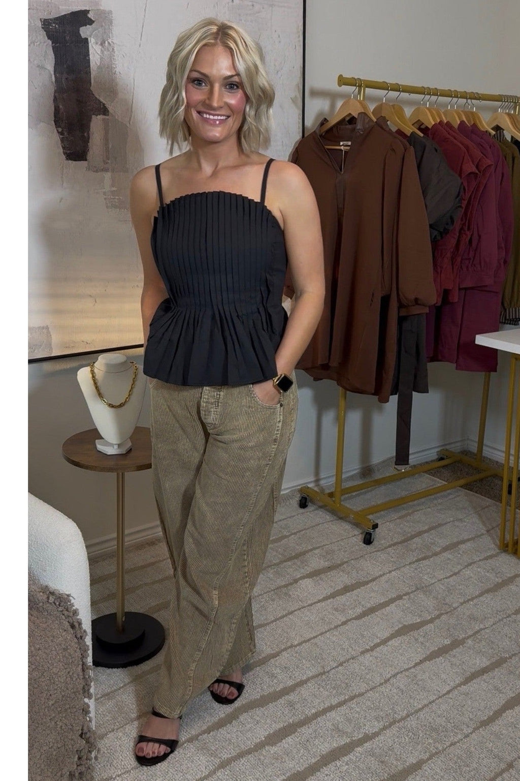 Entro Pleated Cami