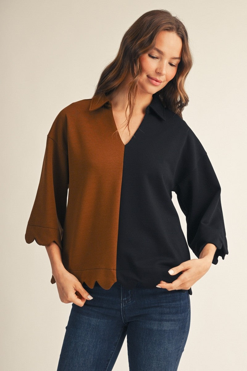 Jodifl Color Block Top