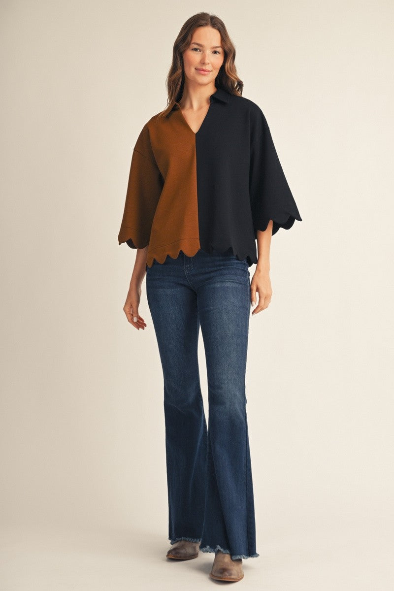 Jodifl Color Block Top
