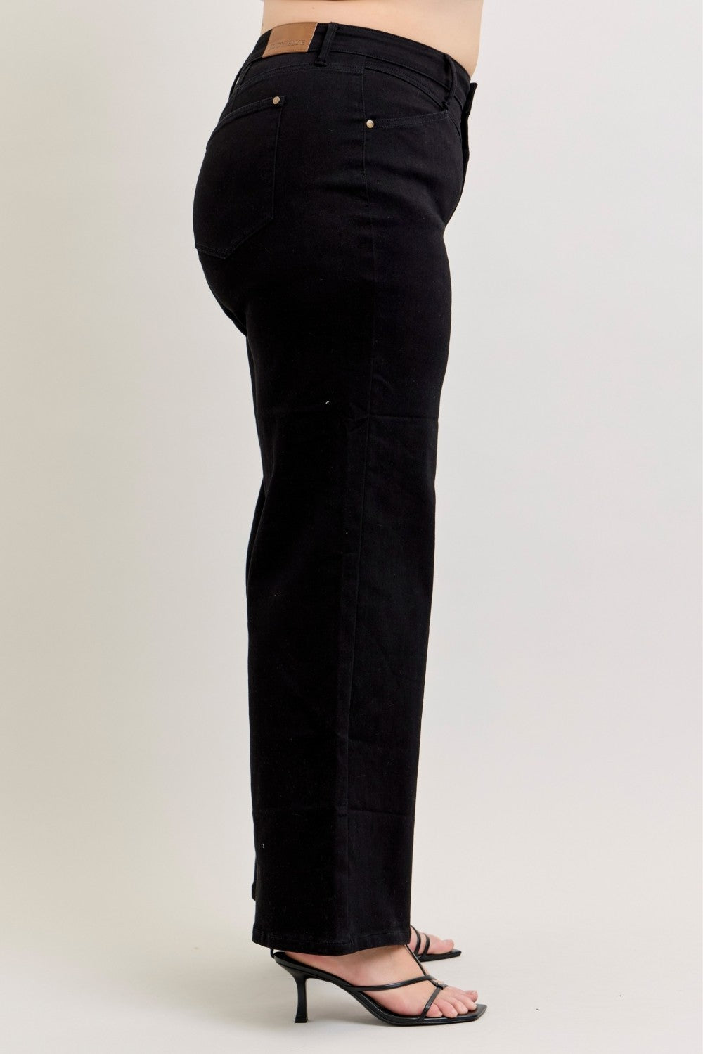 Judy Blue HW Retro Wide Front Yoke Plus Jeans