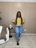 Risen Slouchy Crop Wide Barrel Leg Jeans - Full Size Run
