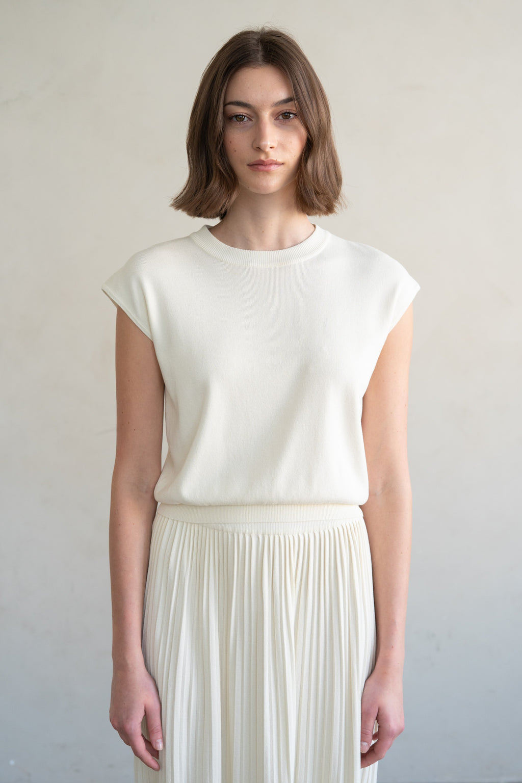 Crew Neck Knitted Top