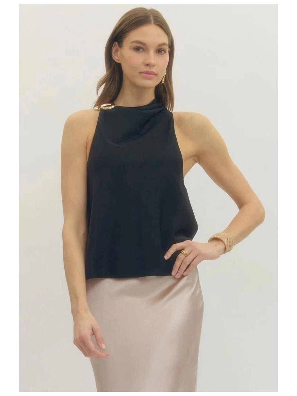 Entro Gold Embellishment Tank