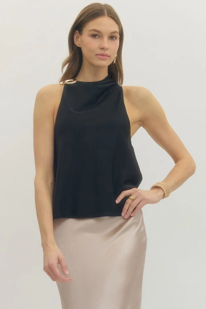 Entro Gold Embellishment Tank