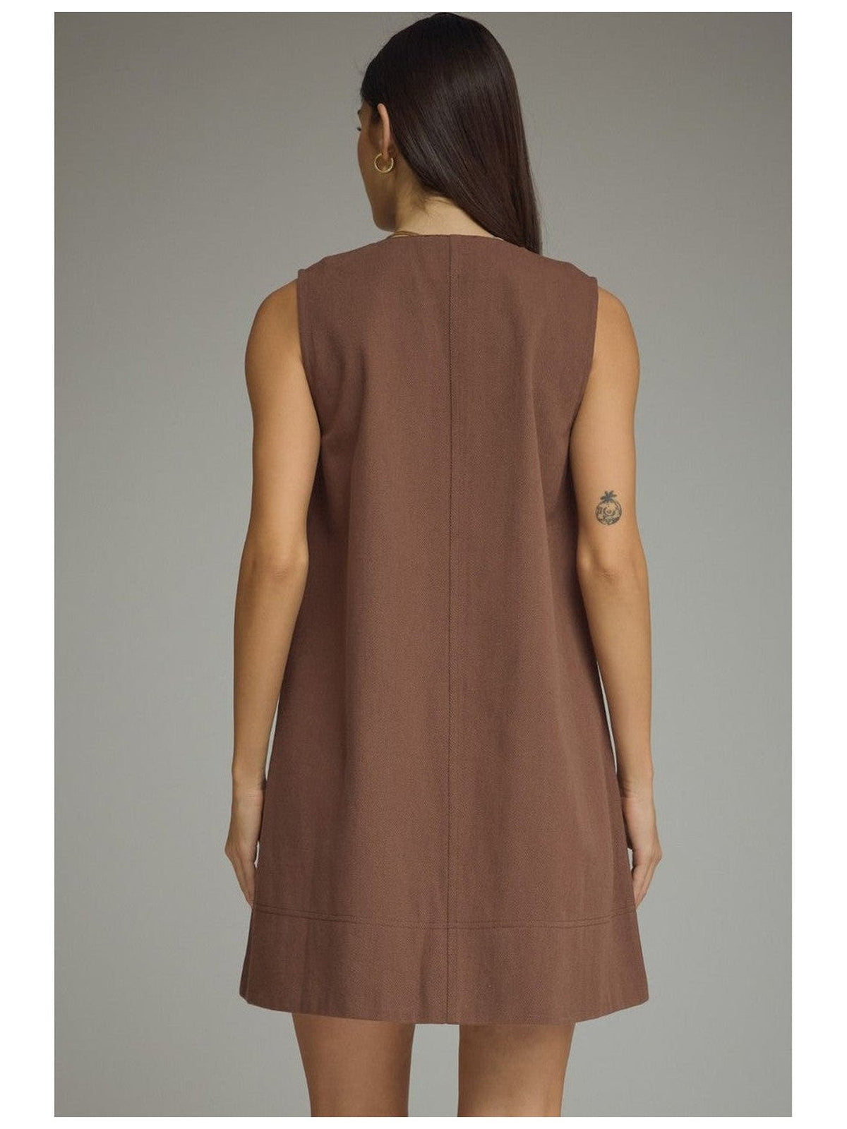 Entro Brown Buckle Dress