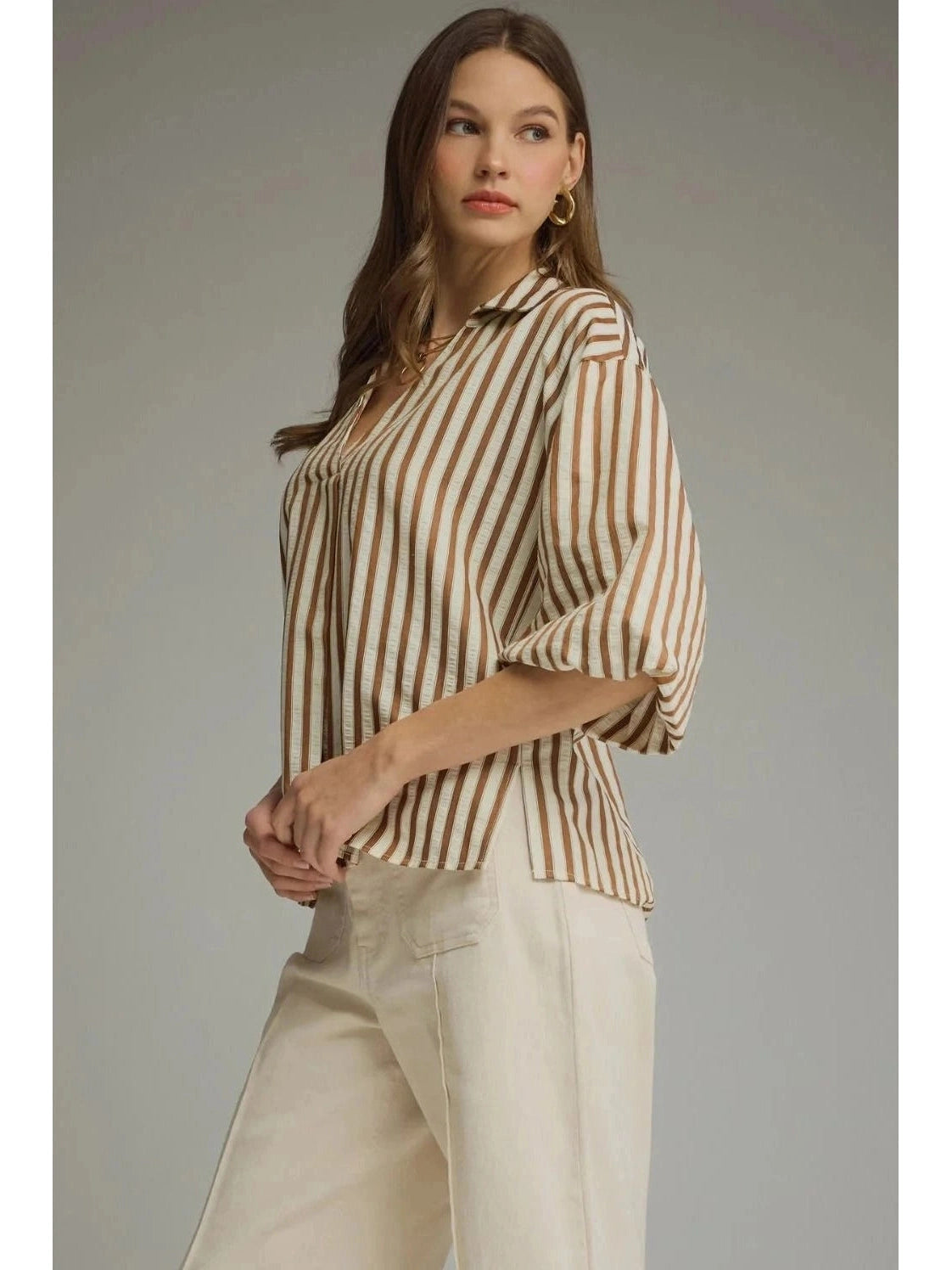 Entro Caramel Stripe