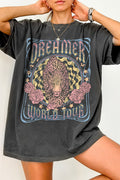 Dreamer Leopard World Tour Comfort Colors Tee