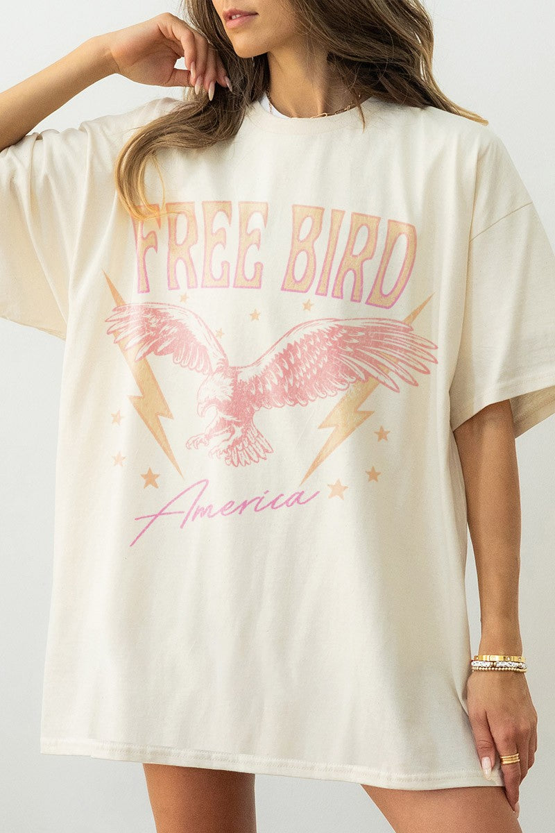 Free Bird America Graphic Tee