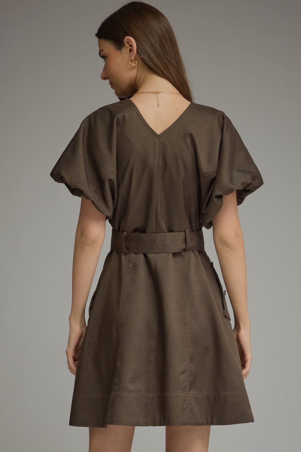 Entro Gold Button Dress
