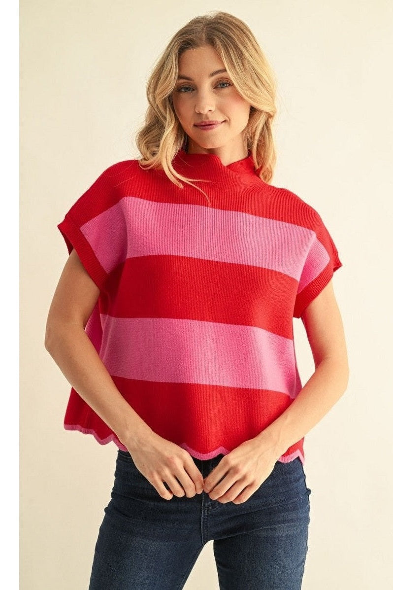 Jodifl Scalloped Sweater - 2 Colors