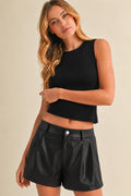 Knit Open Back Top