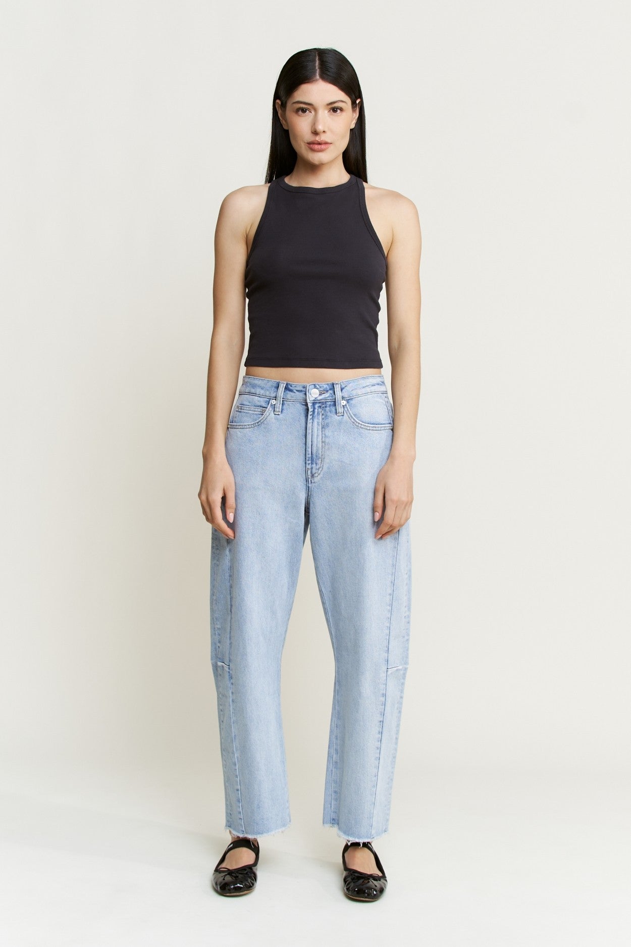 Mica Super High Barrel Leg Jean