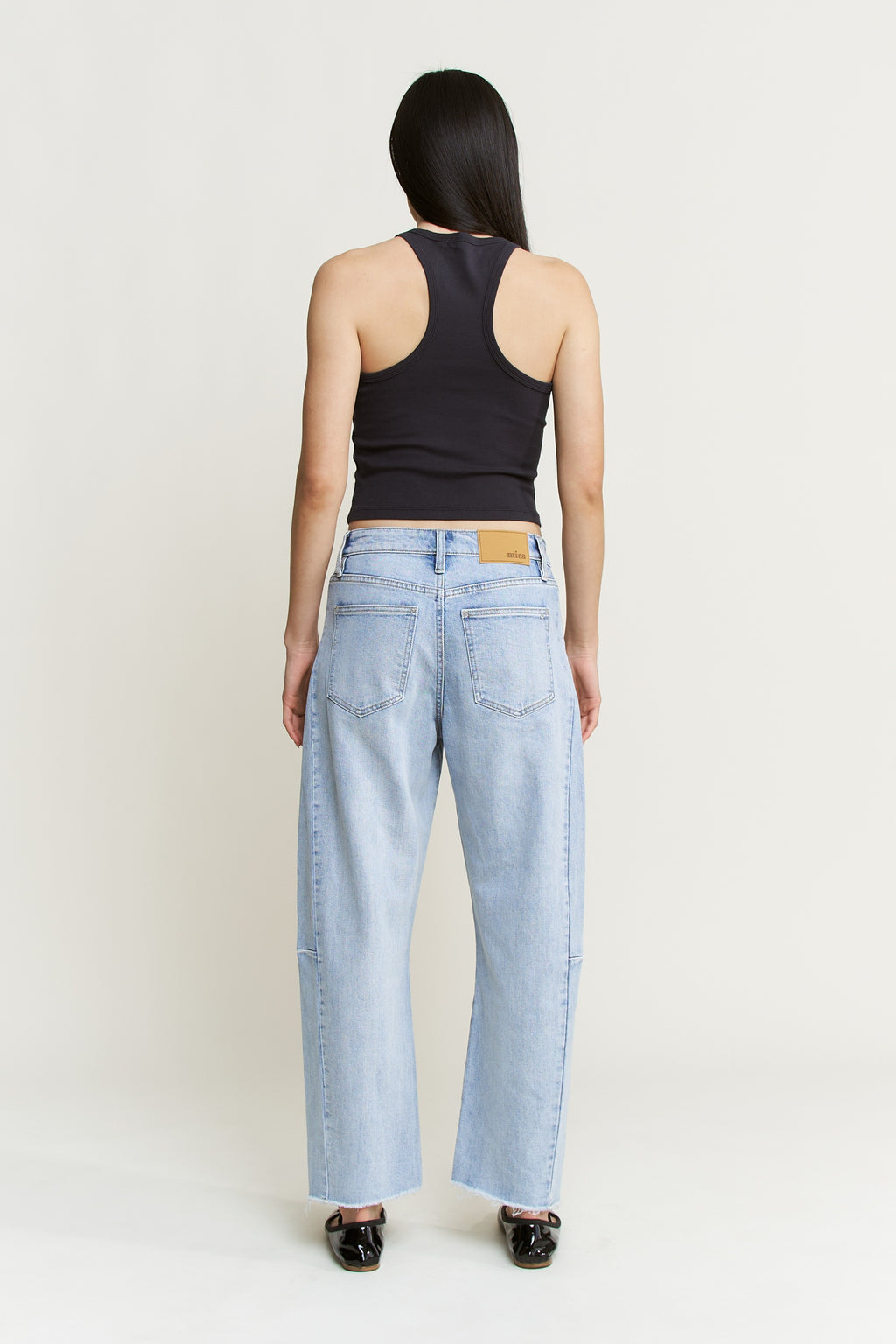 Mica Super High Barrel Leg Jean