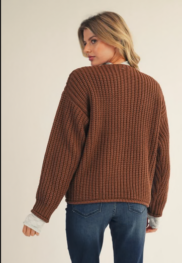 Jodifl Gold Button Cardigan