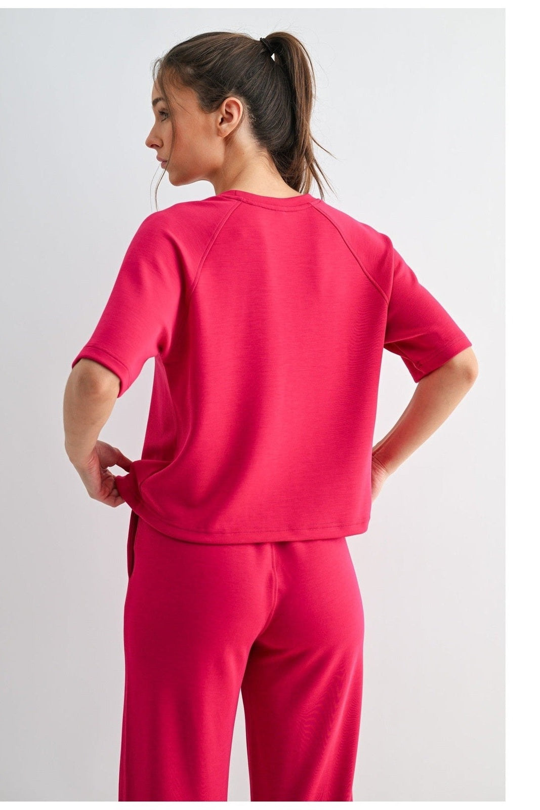 Laguna Soft Drape Raglan Tee - Full Size Run