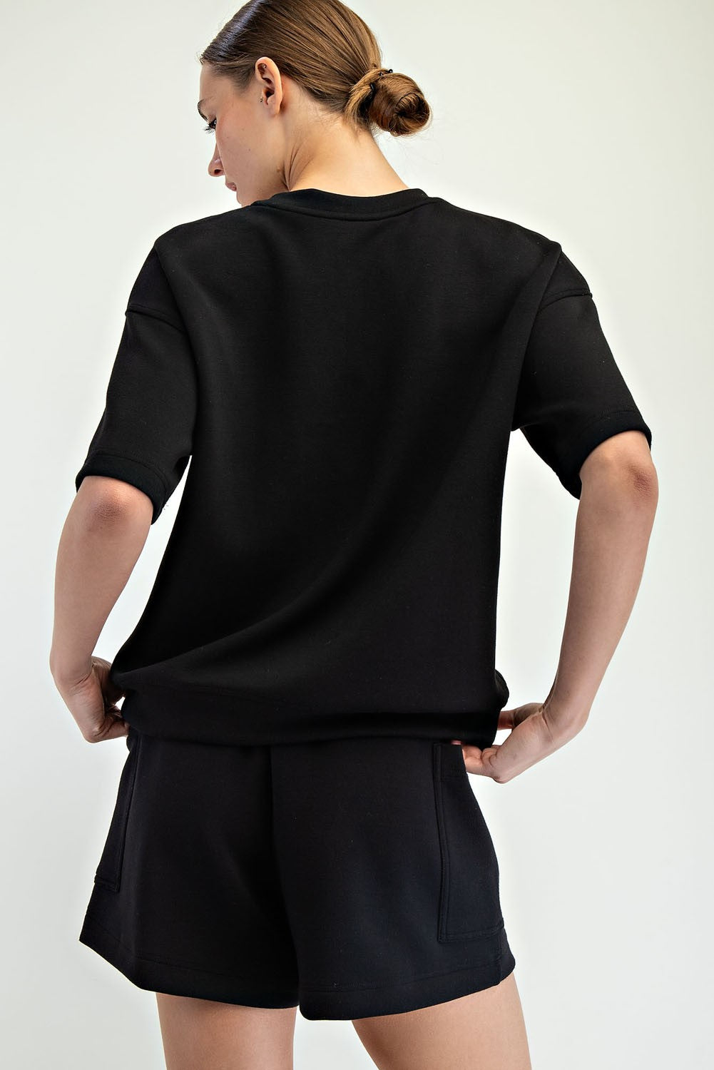 Plus Size Modal Scuba Shorts