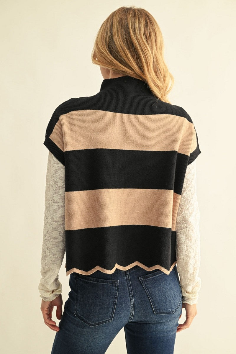 Jodifl Scalloped Sweater