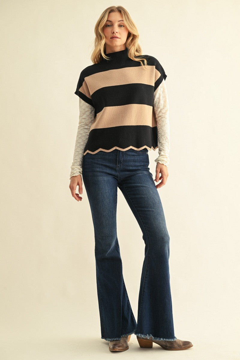 Jodifl Scalloped Sweater