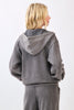 Mineral Wash Long Sleeve Hoodie Zip Up Jacket
