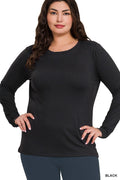 Zenana Super Soft Long Sleeve Tee - Full Size Run