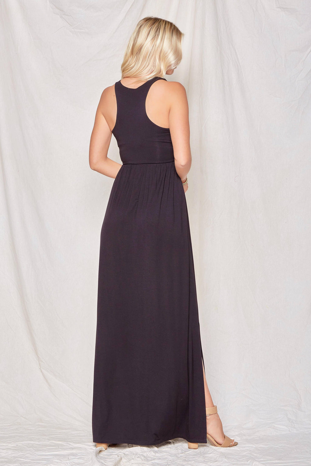 Solid Maxi Dress