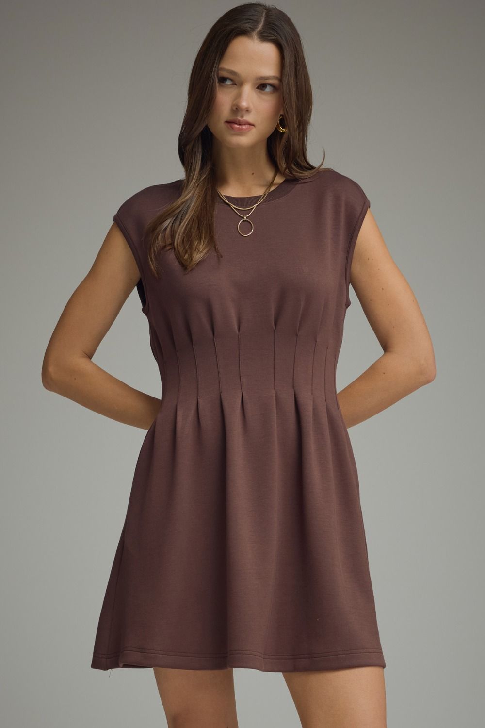 Entro Brown Dress